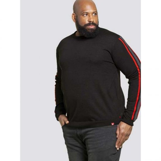 D555 Orlando Sweater Black - Sweatshirts & hoodies - Sweatshirt & Camisolas com Capuz tamanhos grandes