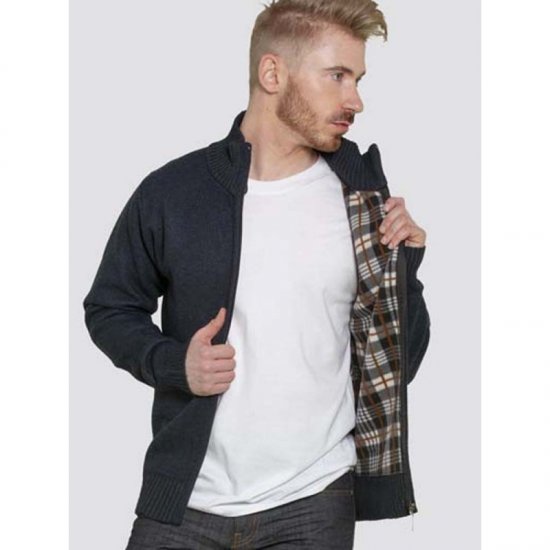 D555 Braxton Sweater Navy - Sweatshirts & hoodies - Sweatshirt & Camisolas com Capuz tamanhos grandes