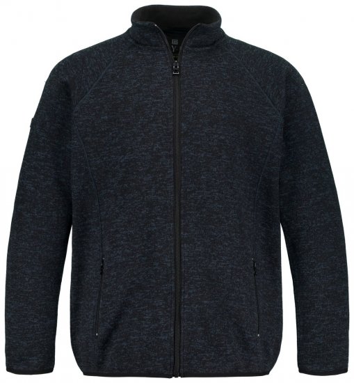 Jay-Pi 802394 Casaco polar de malha Azul-marinho TALL - TALL casacos - Casacos TALL para homens altos