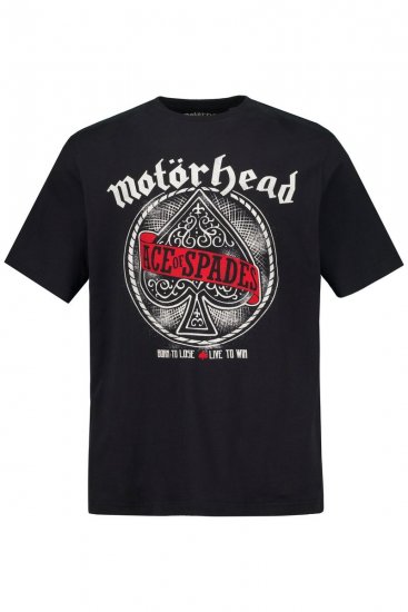 JP1880 Motörhead ACE Graphic Comfort Fit Band T-Shirt Black - T-shirts - T-shirts Homem Tamanhos Grandes