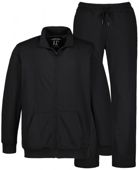 JP1880 802933 Conjunto de fato de treino com casaco e calças Preto - Fatos de treino - Fatos de treino homem tamanhos grandes
