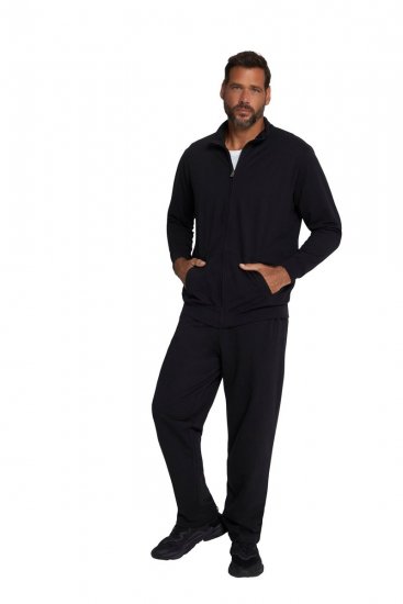 JP1880 802933 Conjunto de fato de treino com casaco e calças Preto - Fatos de treino - Fatos de treino homem tamanhos grandes