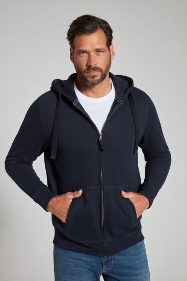 Jay-Pi 804164 Casaco com capuz Azul-marinho - Sweatshirts & hoodies - Sweatshirt & Camisolas com Capuz tamanhos grandes