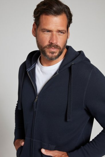 Jay-Pi 804164 Casaco com capuz Azul-marinho - Sweatshirts & hoodies - Sweatshirt & Camisolas com Capuz tamanhos grandes