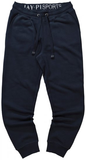 Jay-Pi 804175 Calças de fato de treino de corte ajustado com bolsos laterais Azul-marinho - Calças & calções de fato de treino - Calças de Fato de Treino Tamanhos Grandes 