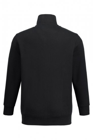 Jay-Pi 804180 Casaco de fato de treino com gola alta Preto - Sweatshirts & hoodies - Sweatshirt & Camisolas com Capuz tamanhos grandes