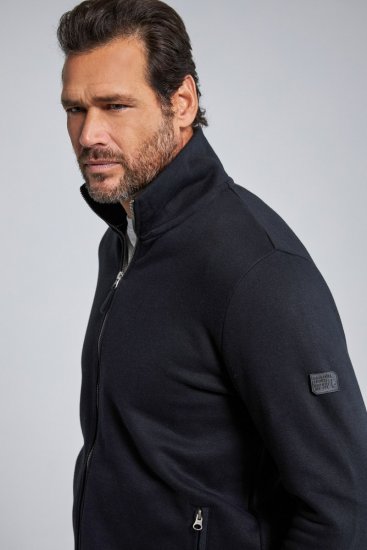 Jay-Pi 804180 Casaco de fato de treino com gola alta Preto - Sweatshirts & hoodies - Sweatshirt & Camisolas com Capuz tamanhos grandes