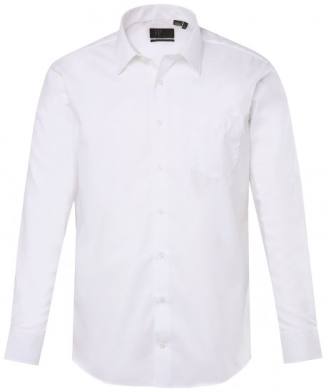 JP1880 804890 Camisa de vestir sem engomar manga comprida Branco TALL - TALL camisas - Camisas TALL para Homens Altos