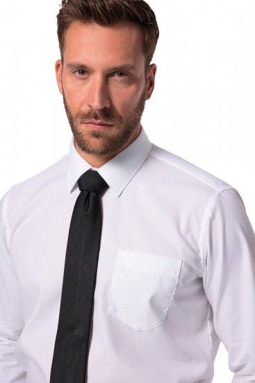 JP1880 804890 Camisa de vestir sem engomar manga comprida Branco - Camisas - Camisas Homem Tamanhos Grandes