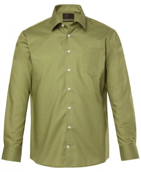 JP1880 Shirt Business Long Sleeve Green - Camisas - Camisas Homem Tamanhos Grandes