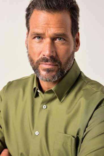 JP1880 Shirt Business Long Sleeve Green - Camisas - Camisas Homem Tamanhos Grandes