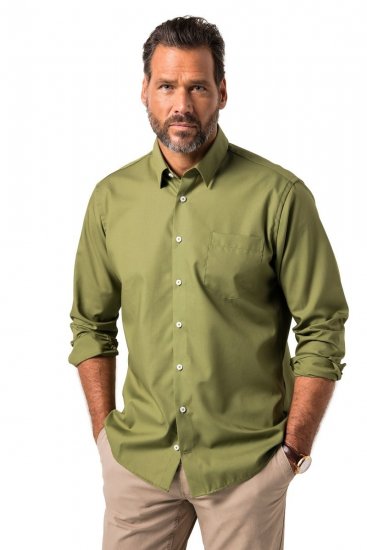 JP1880 Shirt Business Long Sleeve Green - Camisas - Camisas Homem Tamanhos Grandes