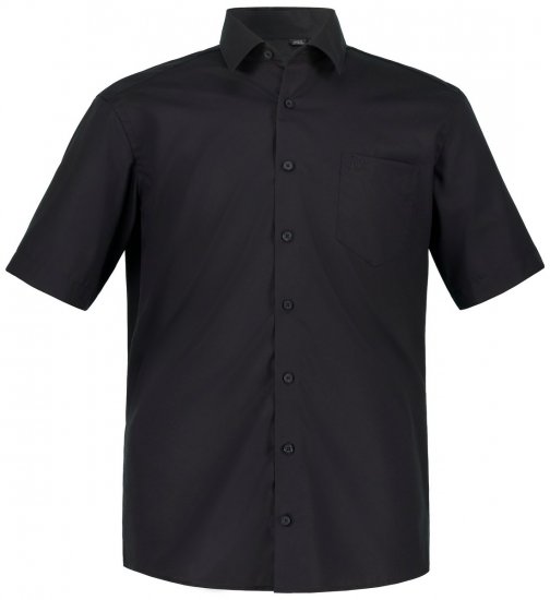 JP1880 804891 Camisa de manga curta Preto - Camisas - Camisas Homem Tamanhos Grandes