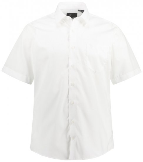 JP1880 804891 Camisa de manga curta Branco TALL - TALL camisas - Camisas TALL para Homens Altos