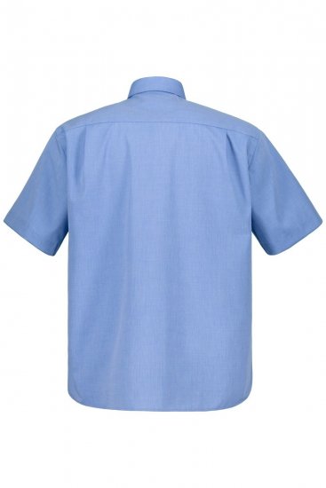 JP1880 804891 Camisa de manga curta Azul claro - Camisas - Camisas Homem Tamanhos Grandes