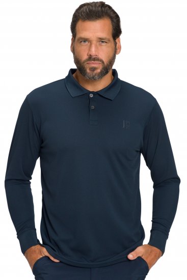 JP1880 Jay-Pi QuickDry Long Sleeve Golf Polo Shirt Navy Blue - Roupa desportiva & Outdoor - Roupa Desportiva Tamanhos Grandes