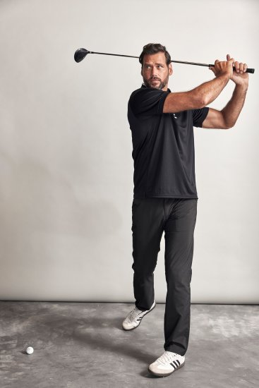 JP1880 Jay-Pi Golf Polo Shirt Black - Roupa desportiva & Outdoor - Roupa Desportiva Tamanhos Grandes