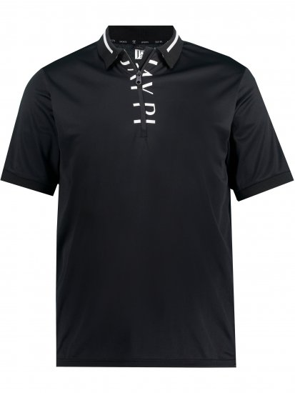 JP1880 Jay-Pi Golf Polo Shirt Black - Roupa desportiva & Outdoor - Roupa Desportiva Tamanhos Grandes