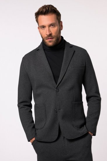 JP1880 New York Flexnamic Blazer em jersey Cinzento escuro - Fatos - Fatos de Homem Tamanhos Grandes