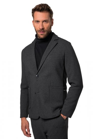 JP1880 New York Flexnamic Blazer em jersey Cinzento escuro - Fatos - Fatos de Homem Tamanhos Grandes
