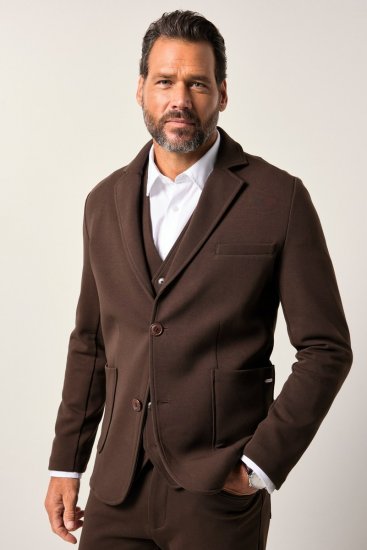 JP1880 New York Flexnamic Blazer em jersey Castanho escuro - Fatos - Fatos de Homem Tamanhos Grandes
