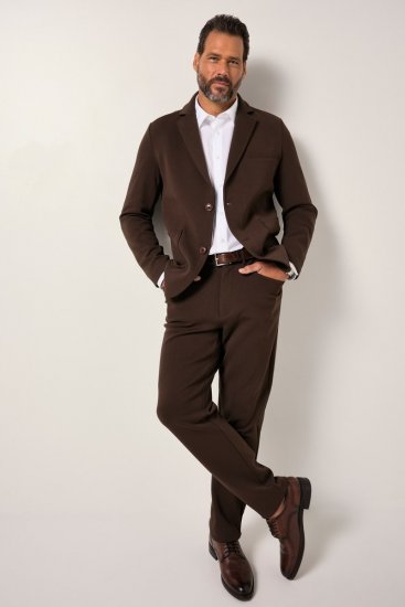 JP1880 New York Flexnamic Blazer em jersey Castanho escuro - Fatos - Fatos de Homem Tamanhos Grandes