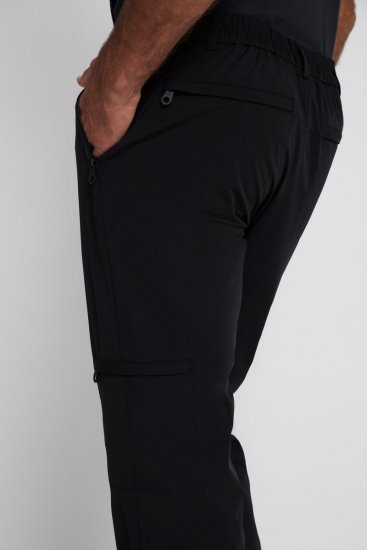 JP1880 Jay-Pi Flexnamic QuickDry Trekking Pants Black - Roupa desportiva & Outdoor - Roupa Desportiva Tamanhos Grandes