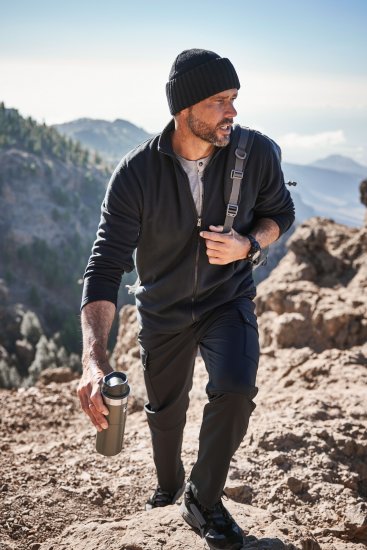 JP1880 Jay-Pi Softshell Pants Black - Roupa desportiva & Outdoor - Roupa Desportiva Tamanhos Grandes