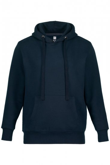 JAY-PI Hoodie with Soft Brushed Interior Navy - Sweatshirts & hoodies - Sweatshirt & Camisolas com Capuz tamanhos grandes