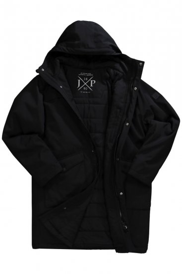 JP1880 Parka Warm Sleeves with Windcuffs Black - Casacos - Casacos Homem Tamanhos Grandes