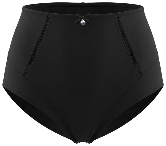 Ulla Popken 809385 Cuecas modeladoras com renda Preto - Roupa modeladora - 
