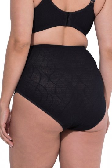Ulla Popken 809385 Cuecas modeladoras com renda Preto - Roupa modeladora - 