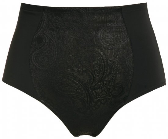 Ulla Popken 809604 Cuecas modeladoras Preto - Roupa modeladora - 