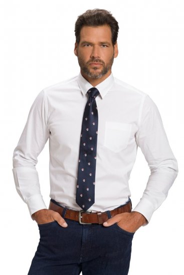 JP1880 811267 Gravata de seda com motivo de Natal Azul-marinho - Gravatas e laços - 