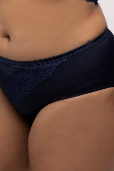Ulla Popken 811602 Cuecas com renda Azul-marinho - Cuecas - 