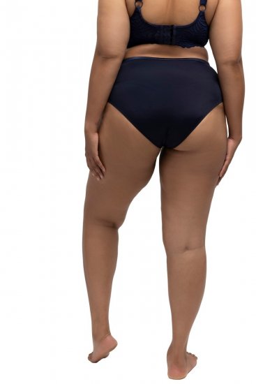 Ulla Popken 811602 Cuecas com renda Azul-marinho - Cuecas - 