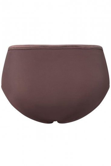Ulla Popken 811602 Cuecas com renda Castanho - Cuecas - 
