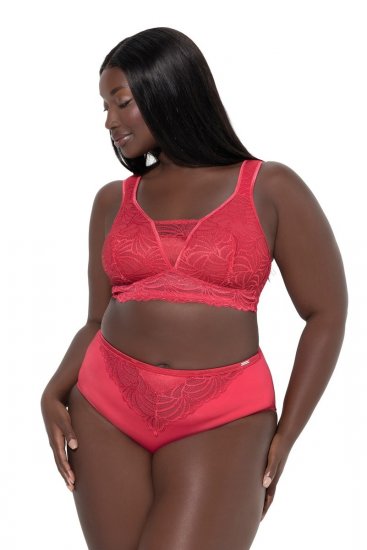 Ulla Popken 811602 Cuecas com renda Magenta - Cuecas - 