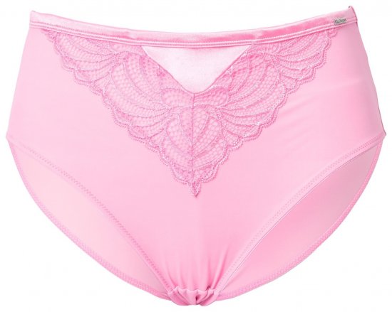 Ulla Popken 811602 Cuecas com renda Rosa - Cuecas - 