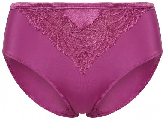 Ulla Popken 811602 Cuecas com renda Roxo escuro - Cuecas - 