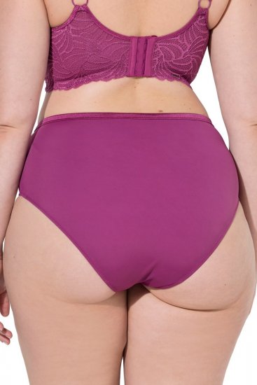 Ulla Popken 811602 Cuecas com renda Roxo escuro - Cuecas - 