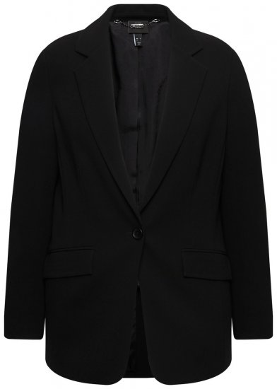 Ulla Popken 811944 Blazer clássico Preto - Blazers e Coletes - Blazers em Tamanhos Grandes