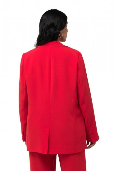 Ulla Popken 811944 Blazer clássico Vermelho - Blazers e Coletes - Blazers em Tamanhos Grandes