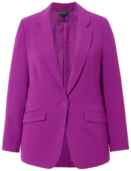 Ulla Popken 811944 Blazer clássico Ameixa - Blazers e Coletes - Blazers em Tamanhos Grandes