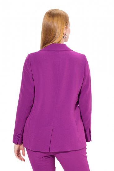 Ulla Popken 811944 Blazer clássico Ameixa - Blazers e Coletes - Blazers em Tamanhos Grandes
