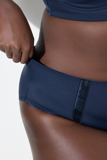 Ulla Popken 815268 Cuecas às riscas Azul-marinho - Cuecas - 