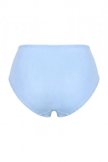Ulla Popken 815268 Cuecas às riscas Azul claro - Cuecas - 
