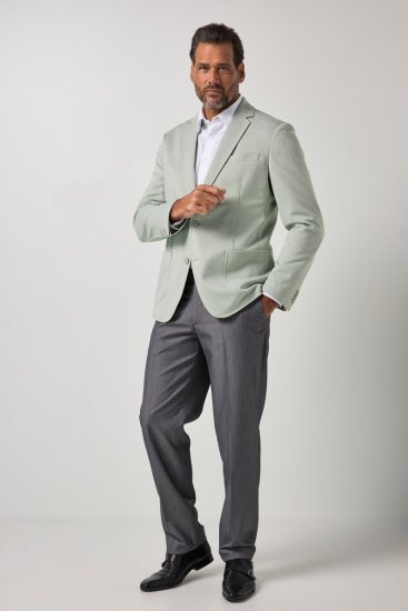 JP1880 815431 Blazer com forro parcial leve Verde sálvia - Fatos - Fatos de Homem Tamanhos Grandes