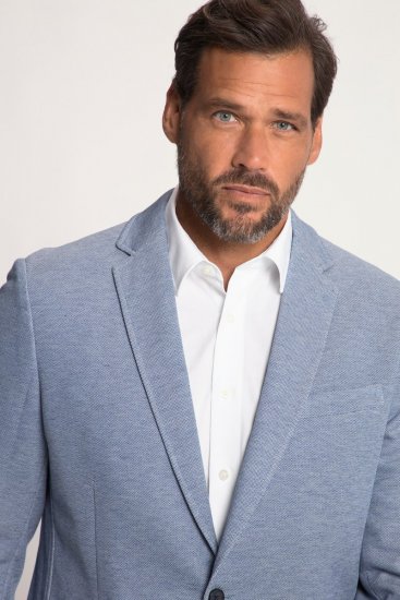 JP1880 815431 Blazer com forro parcial leve Azul-mar - Fatos - Fatos de Homem Tamanhos Grandes