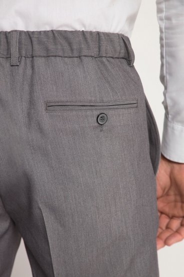 JP1880 Keos Flexnamic Calças de fato Cinzento aço - Fatos - Fatos de Homem Tamanhos Grandes